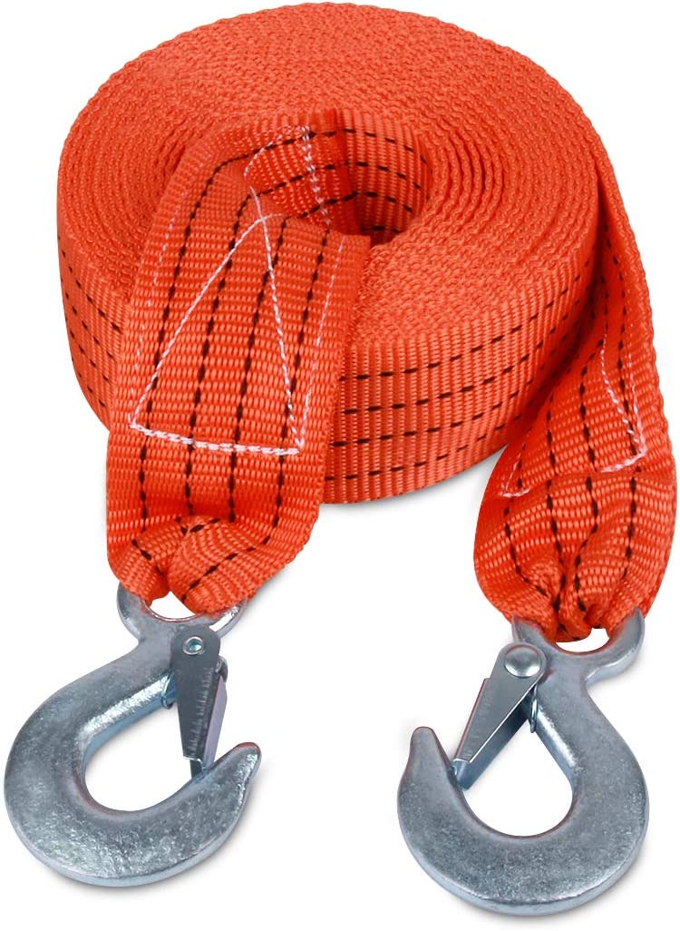 Full Access 10000LB Tow Strap With Hooks